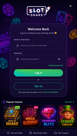 Gameplay slotshake casino